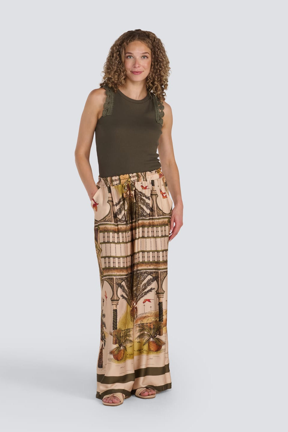 White Lotus Silk Pant