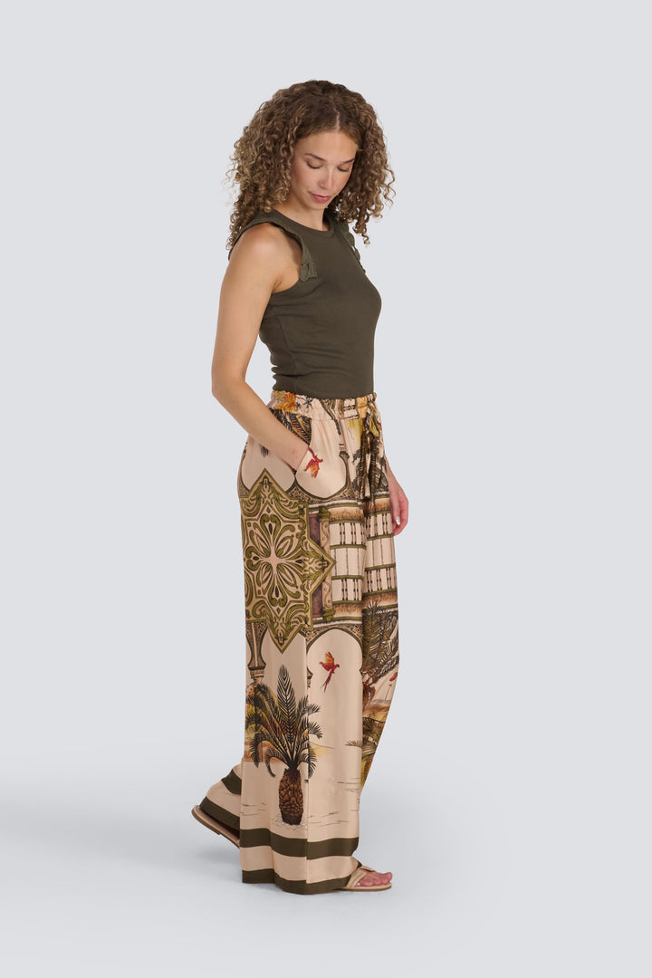 Tank with Embellished Shoulder
