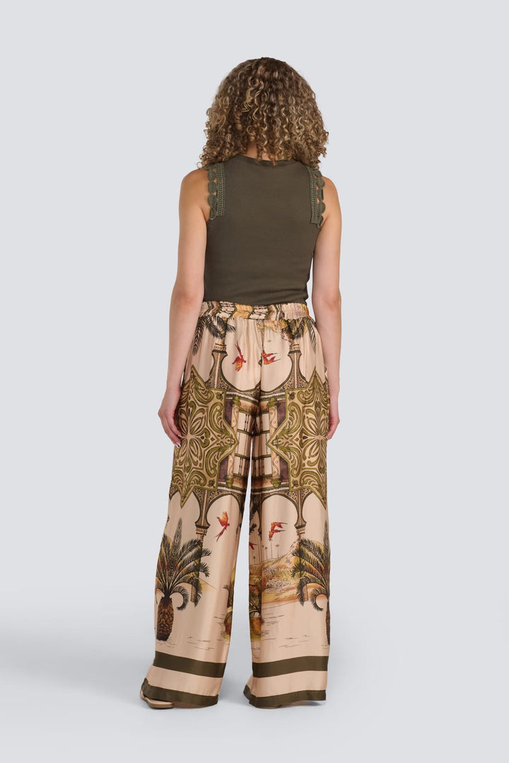 White Lotus Silk Pant