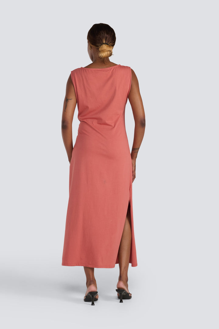 Round Neck Side Knot Dress