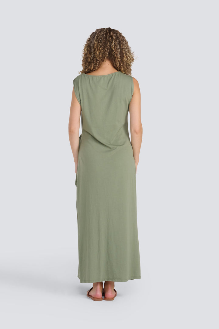 Round Neck Side Knot Dress