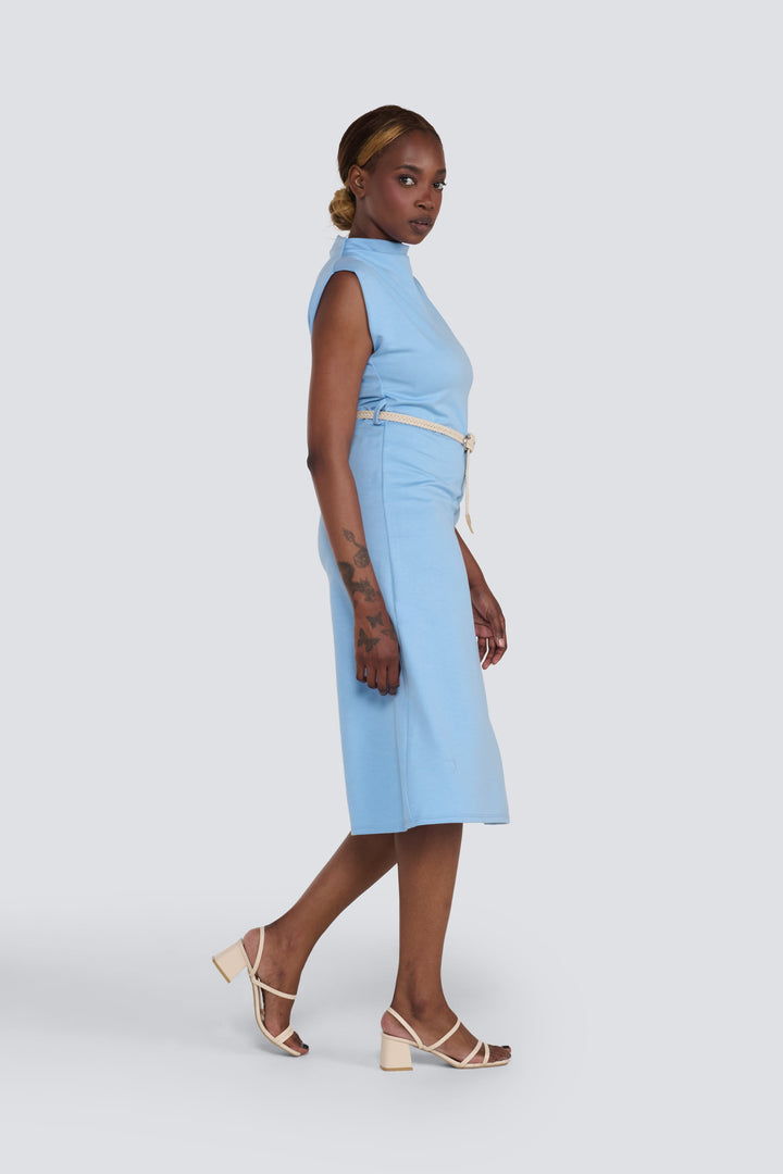 Funnel Neck Dress