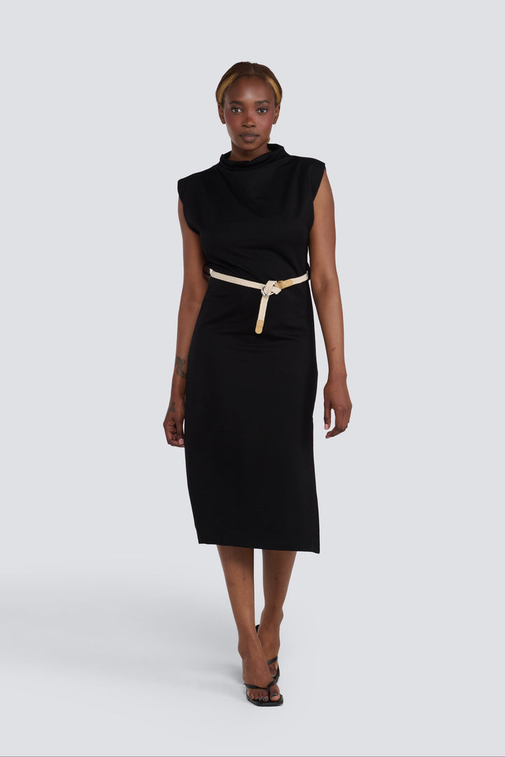 Funnel Neck Dress