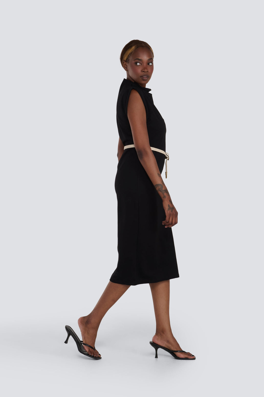 Funnel Neck Dress