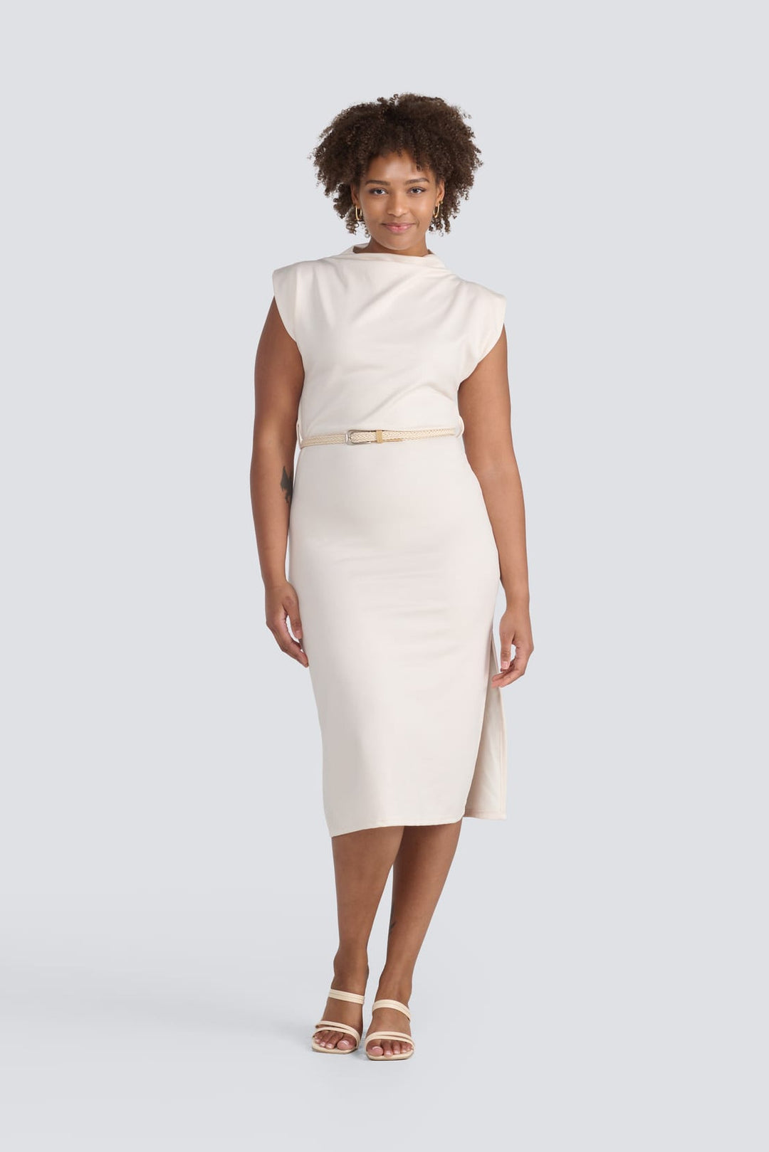 Funnel Neck Dress