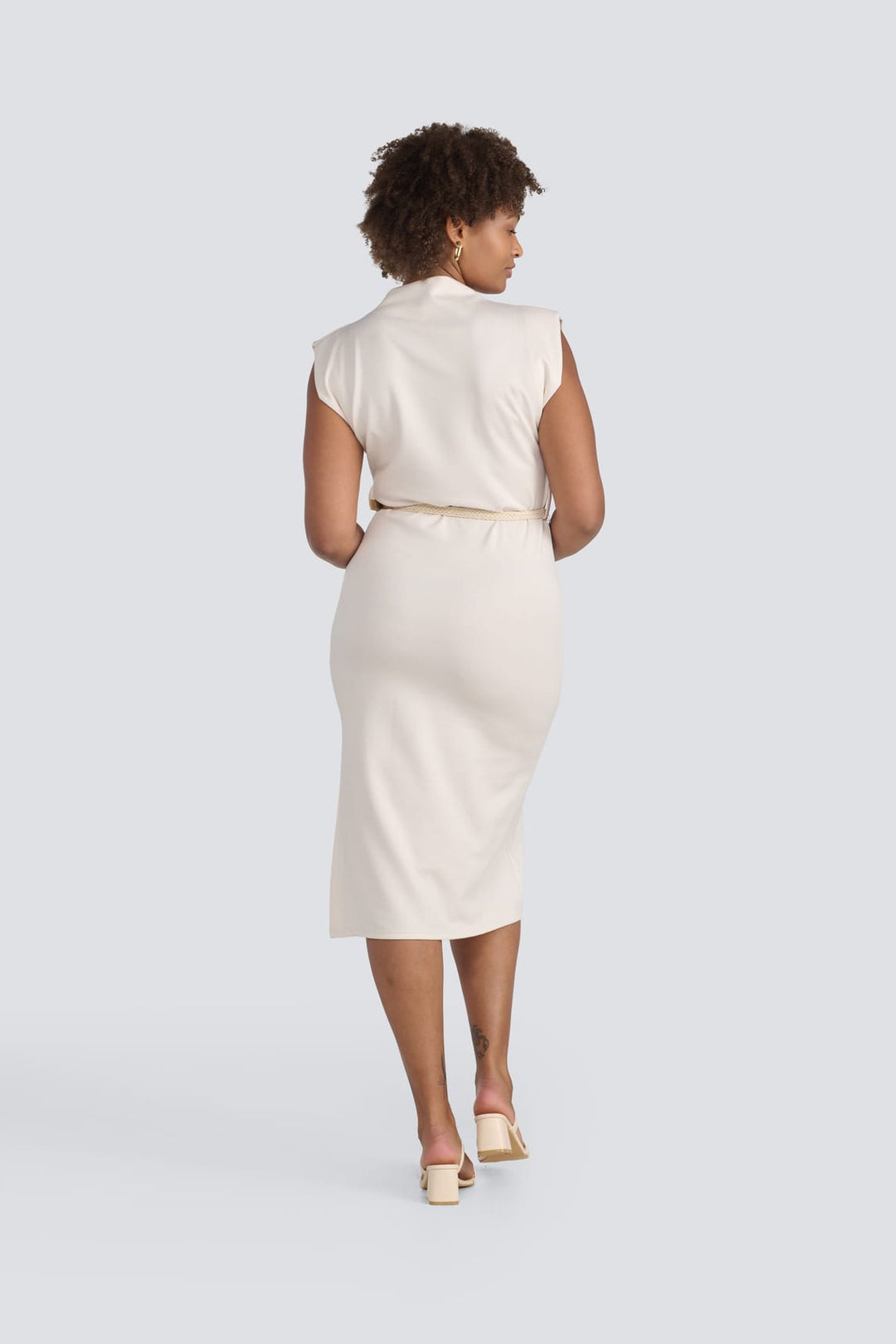 Funnel Neck Dress
