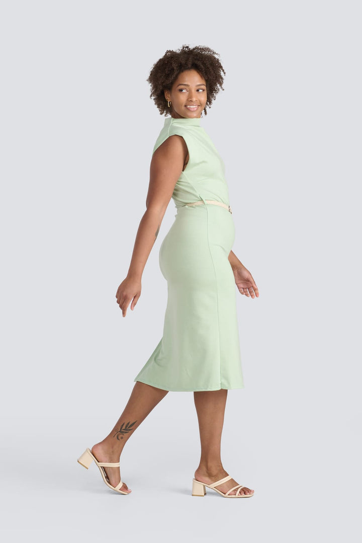 Funnel Neck Dress