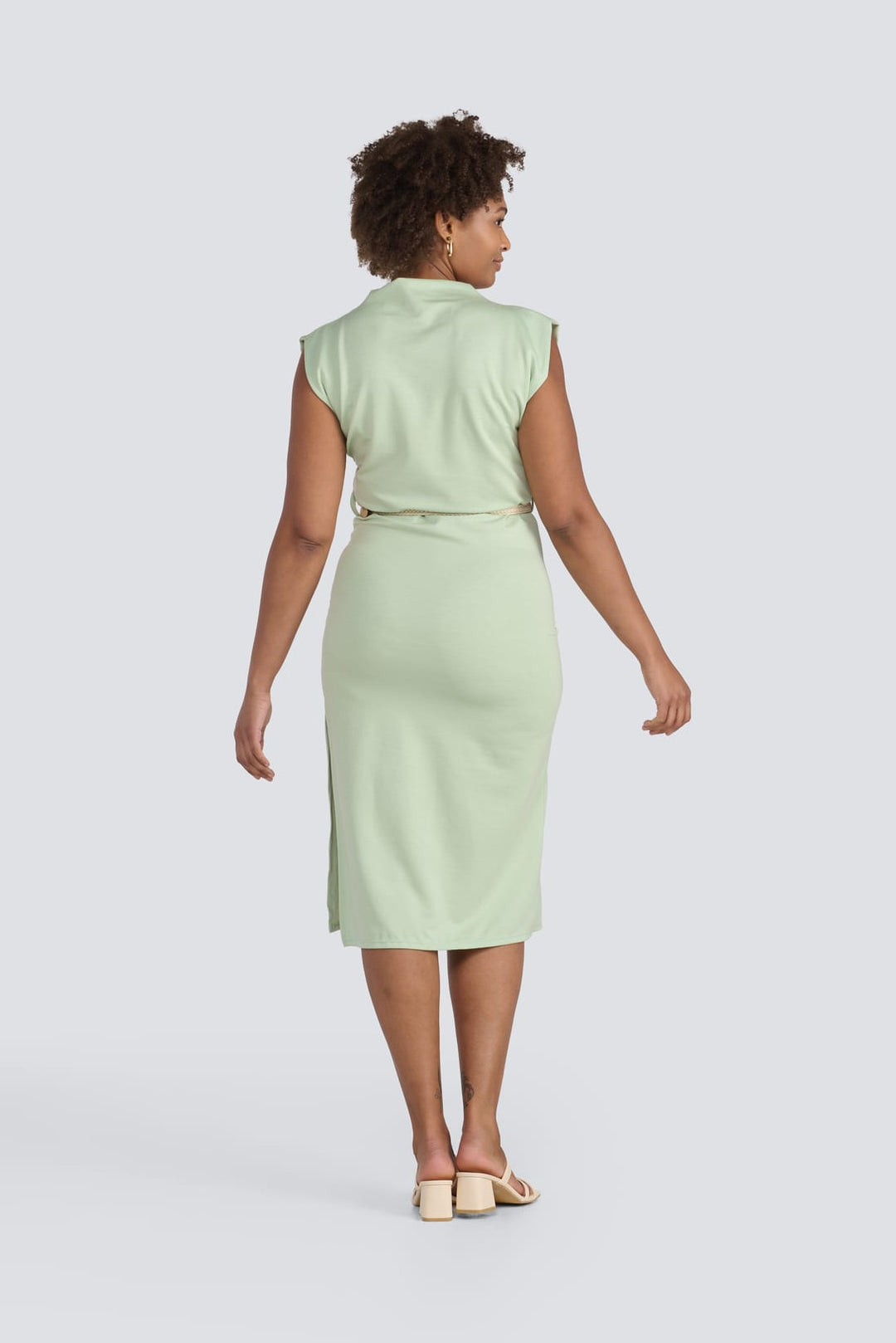 Funnel Neck Dress