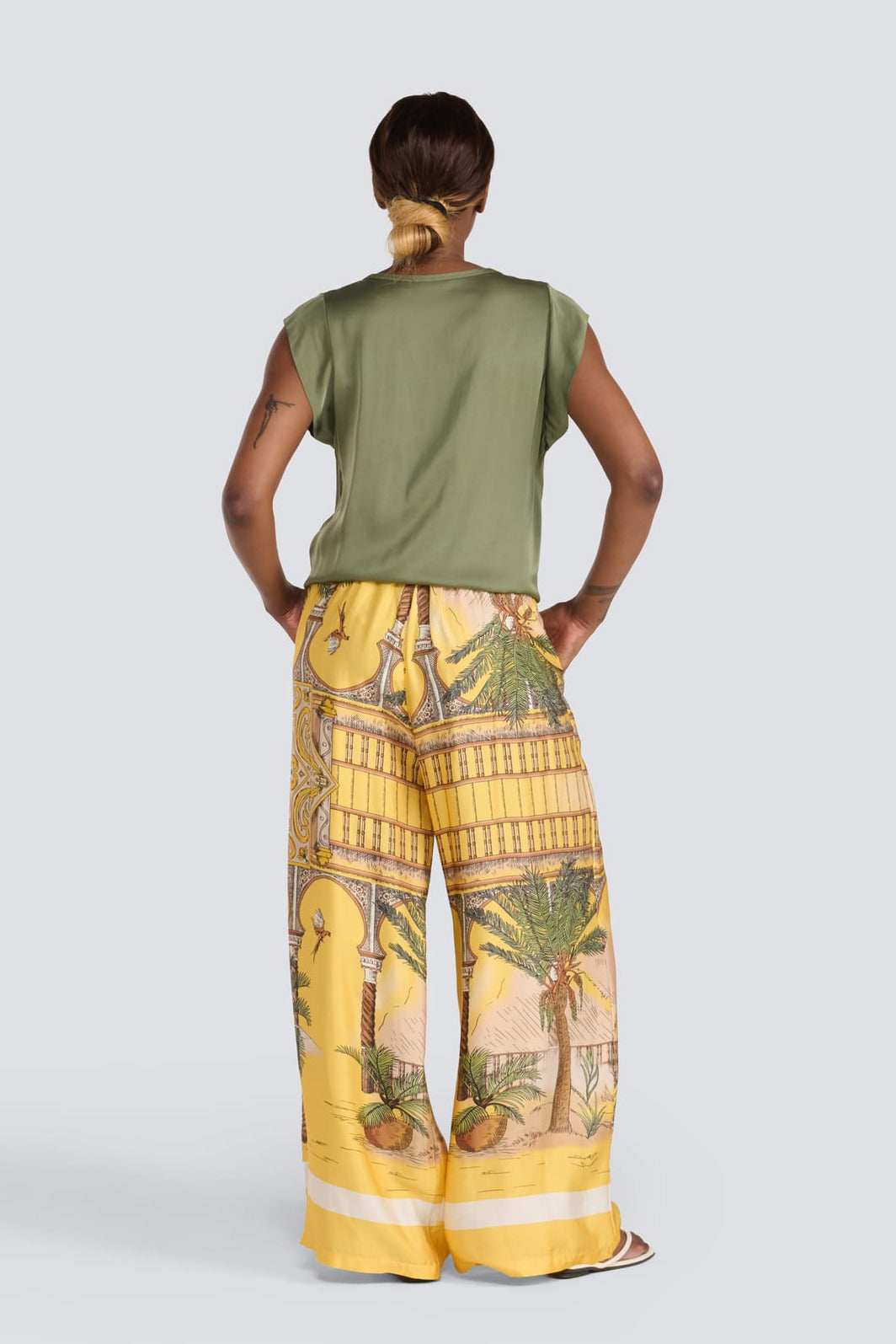 White Lotus Silk Pant