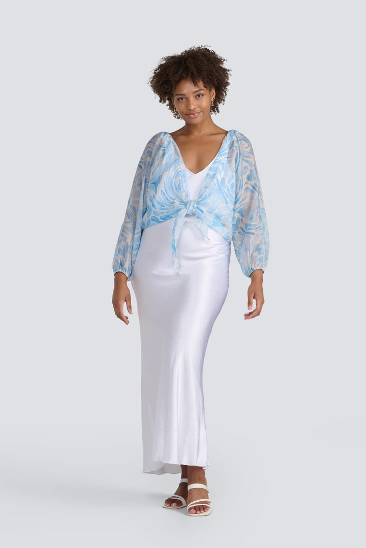 Swirl Gauze Top