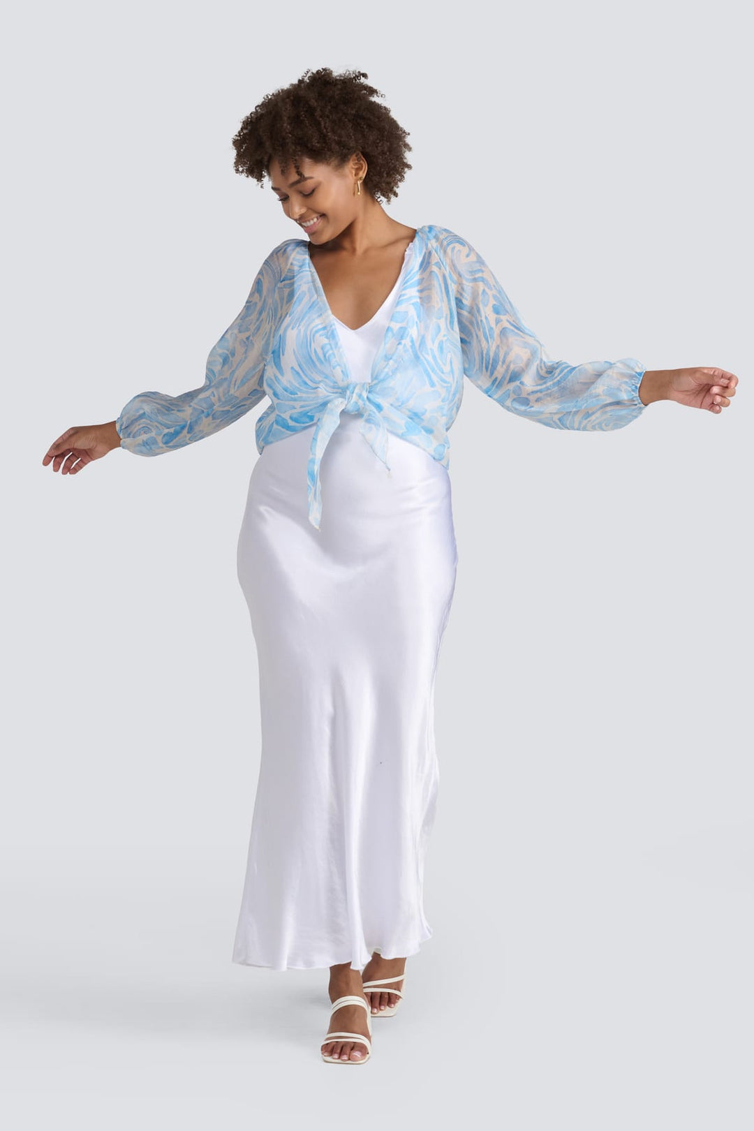 Swirl Gauze Top