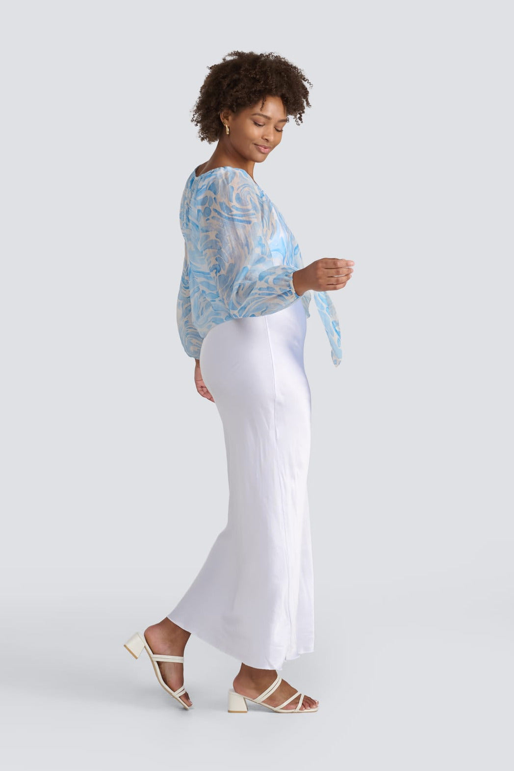 Swirl Gauze Top