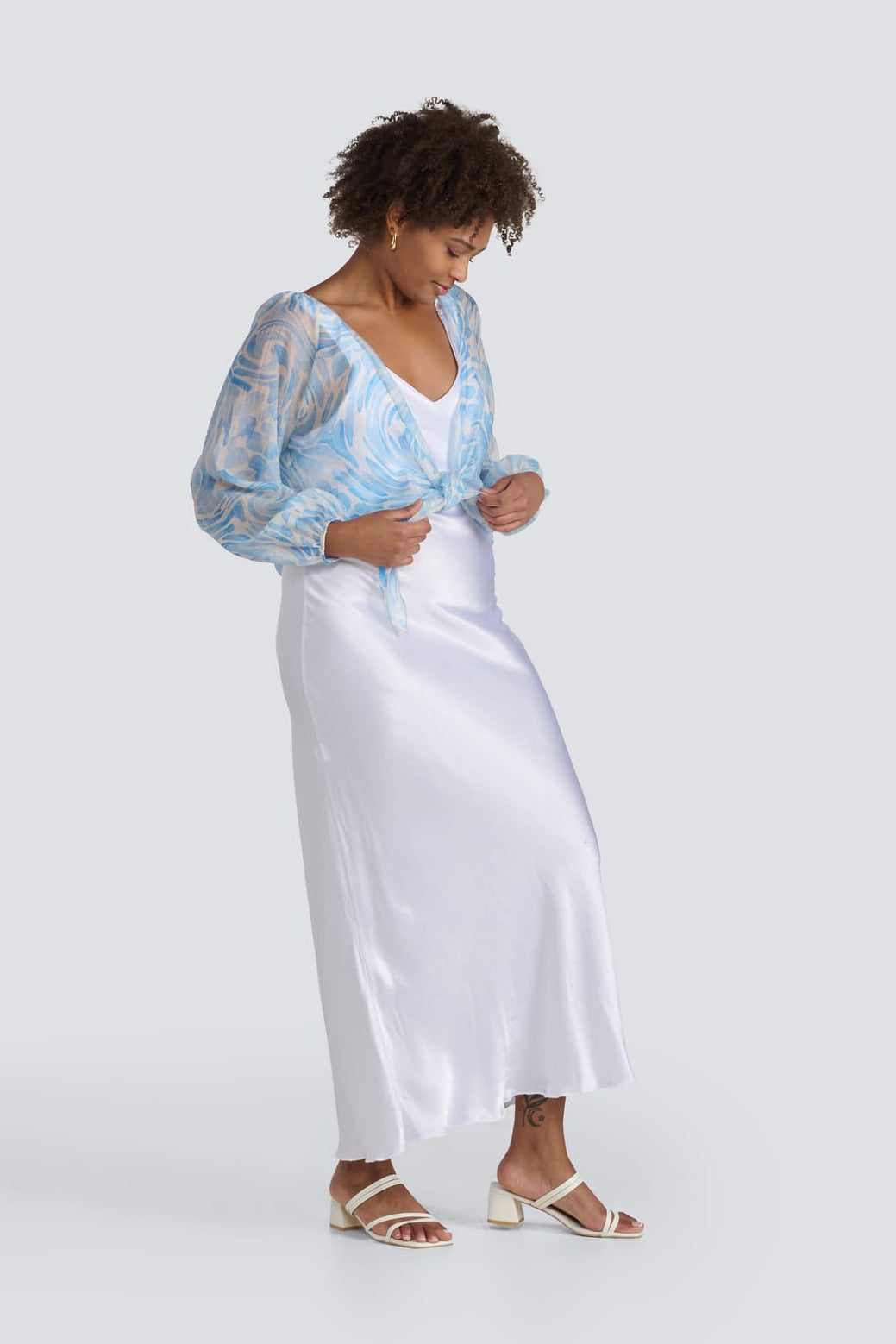 Swirl Gauze Top
