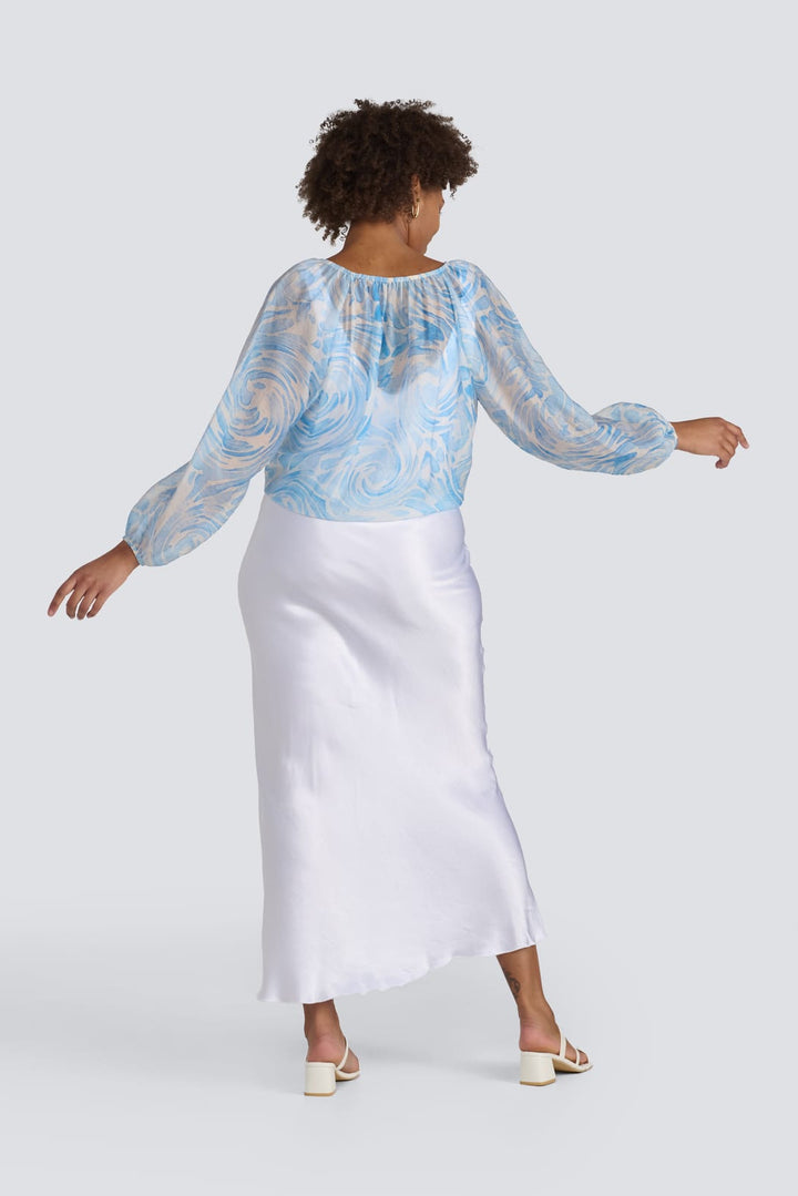 Swirl Gauze Top