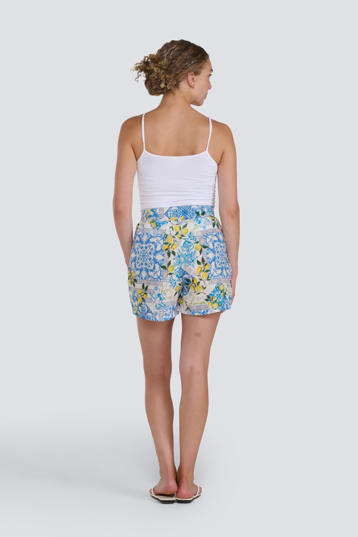Lemon Print Short