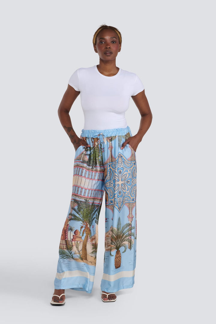 White Lotus Silk Pant
