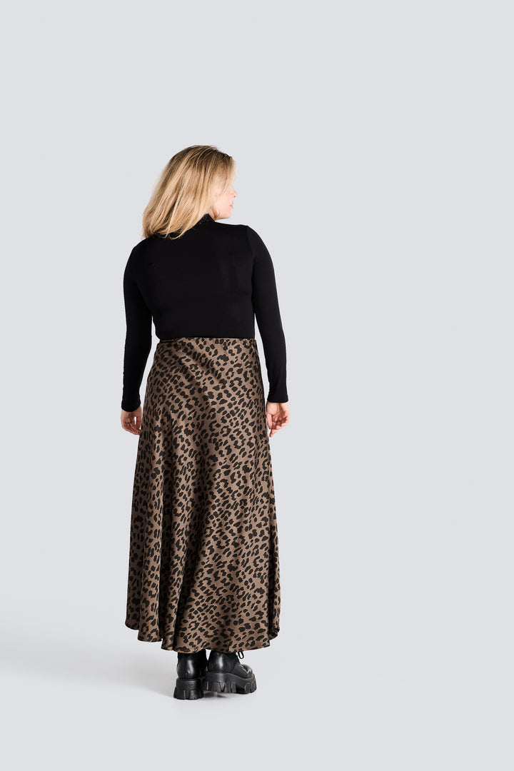 Leopard Print Maxi Skirt