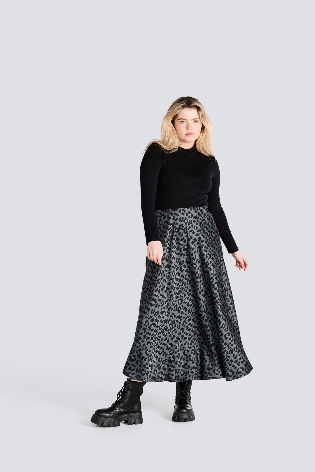 Leopard Print Maxi Skirt