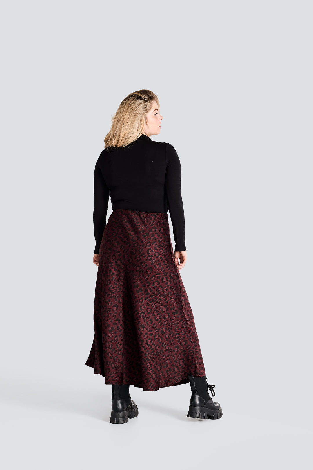 Leopard Print Maxi Skirt