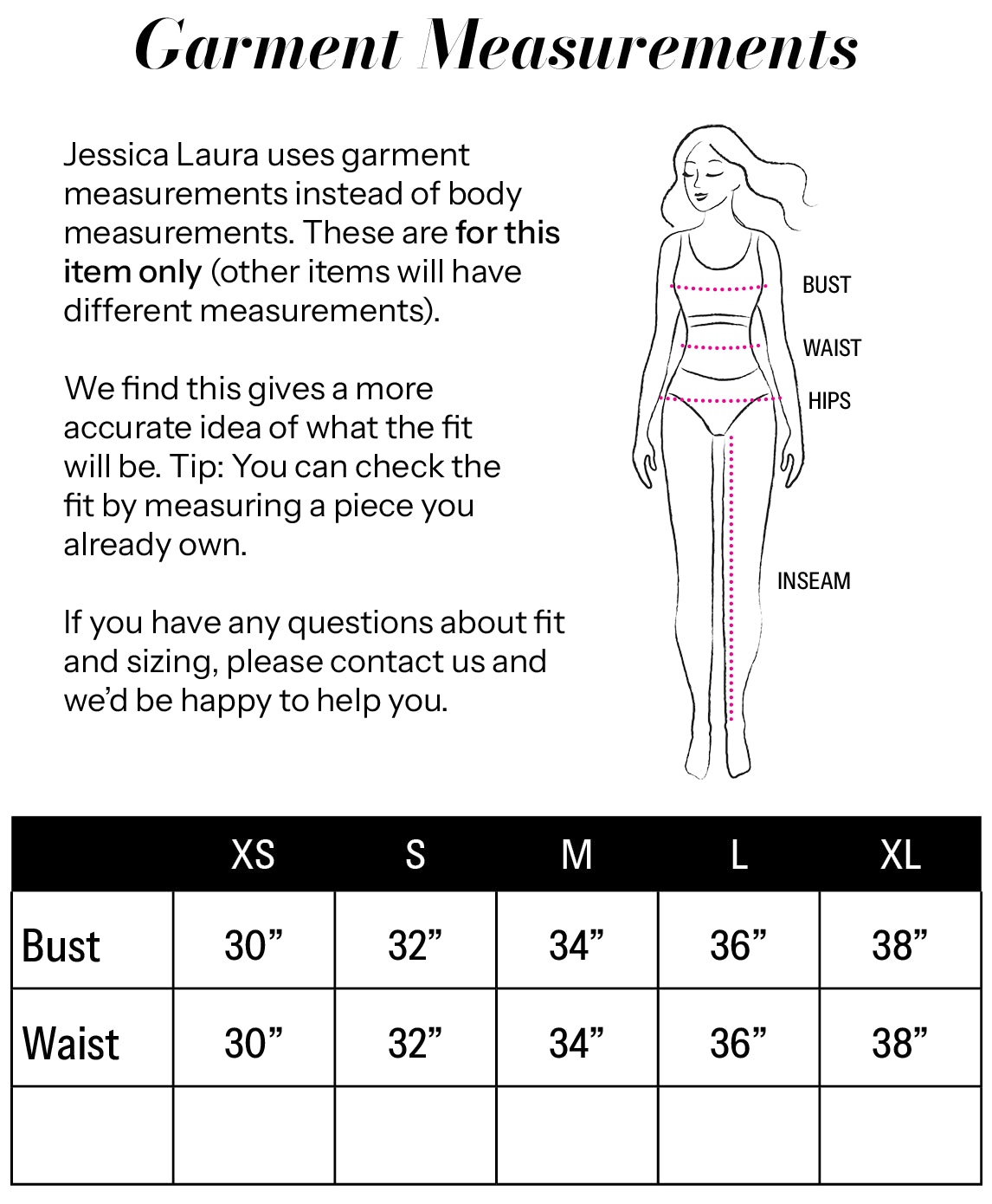 Burgundy Floral Mesh Top size chart