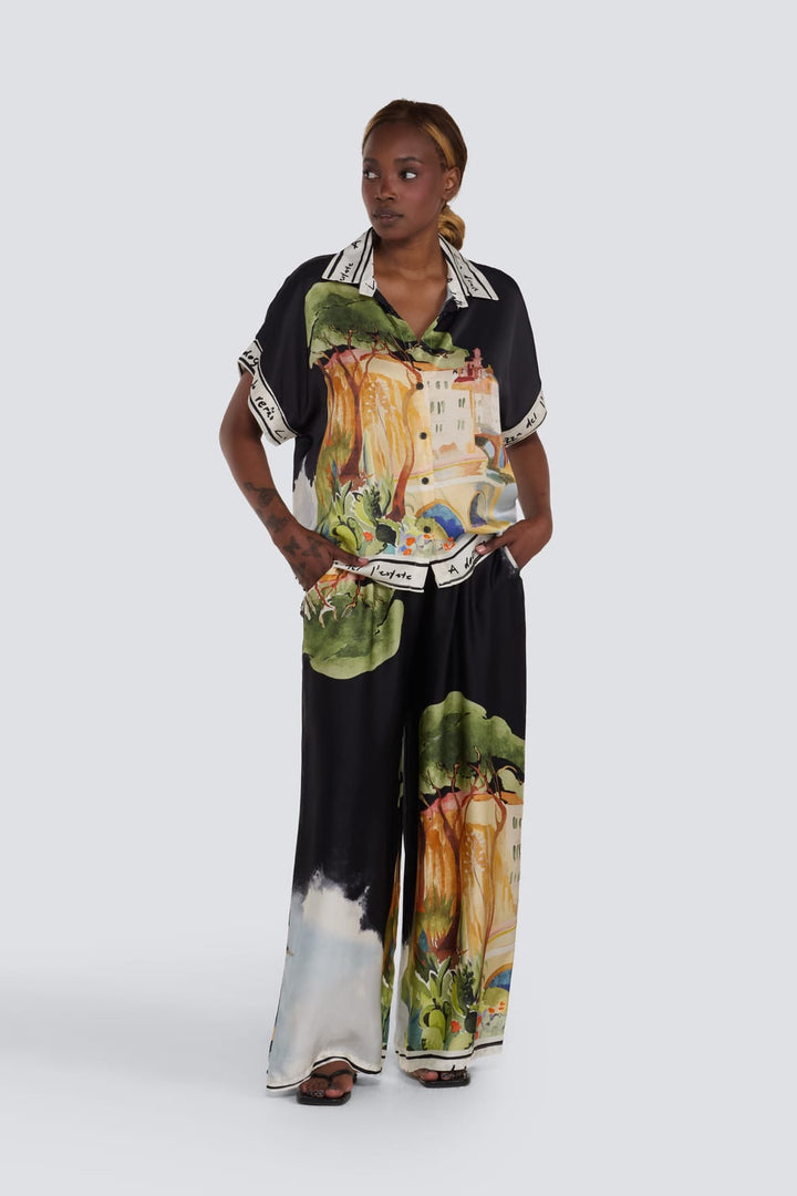 Printed Silk Shirt