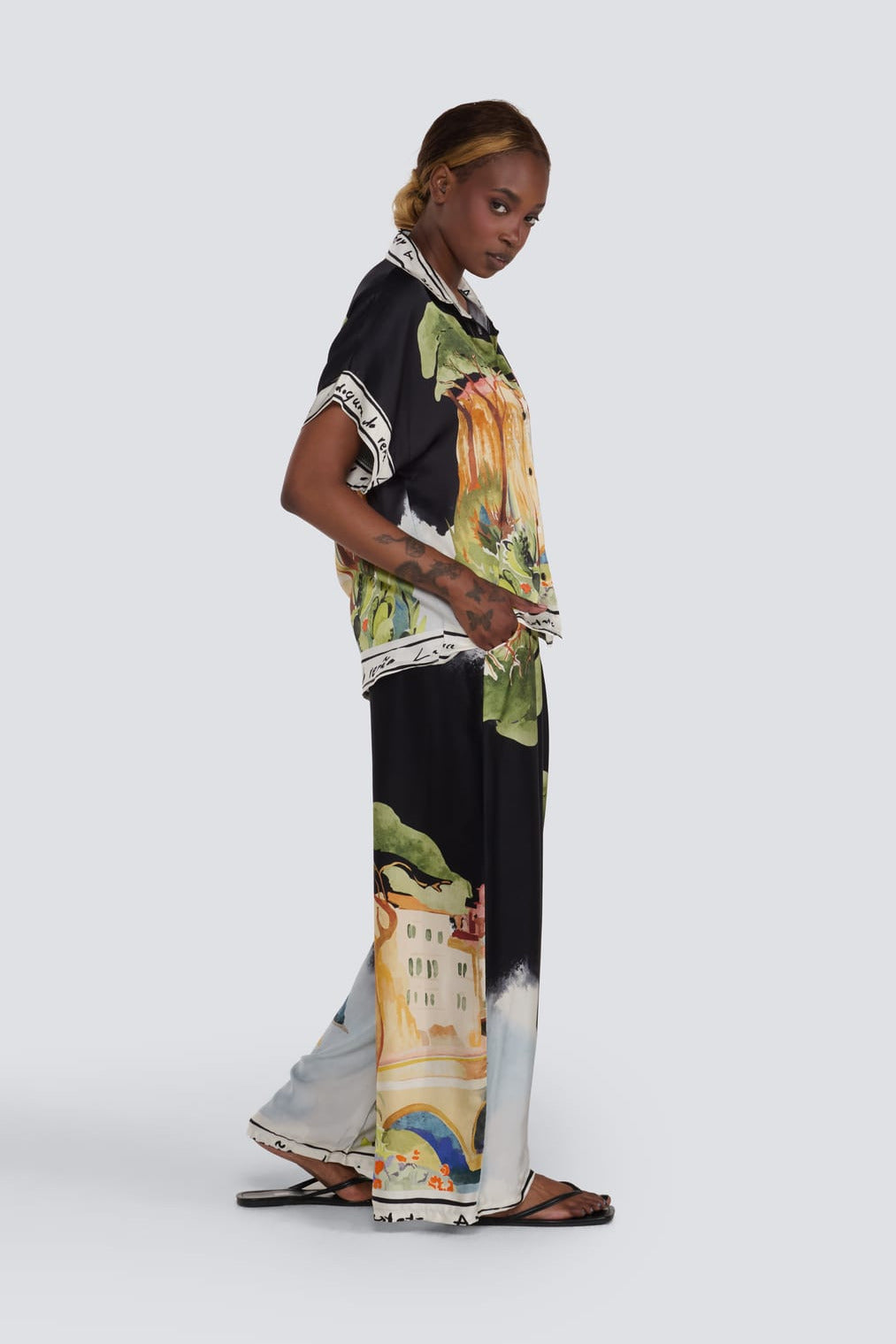 Printed Silk Shirt