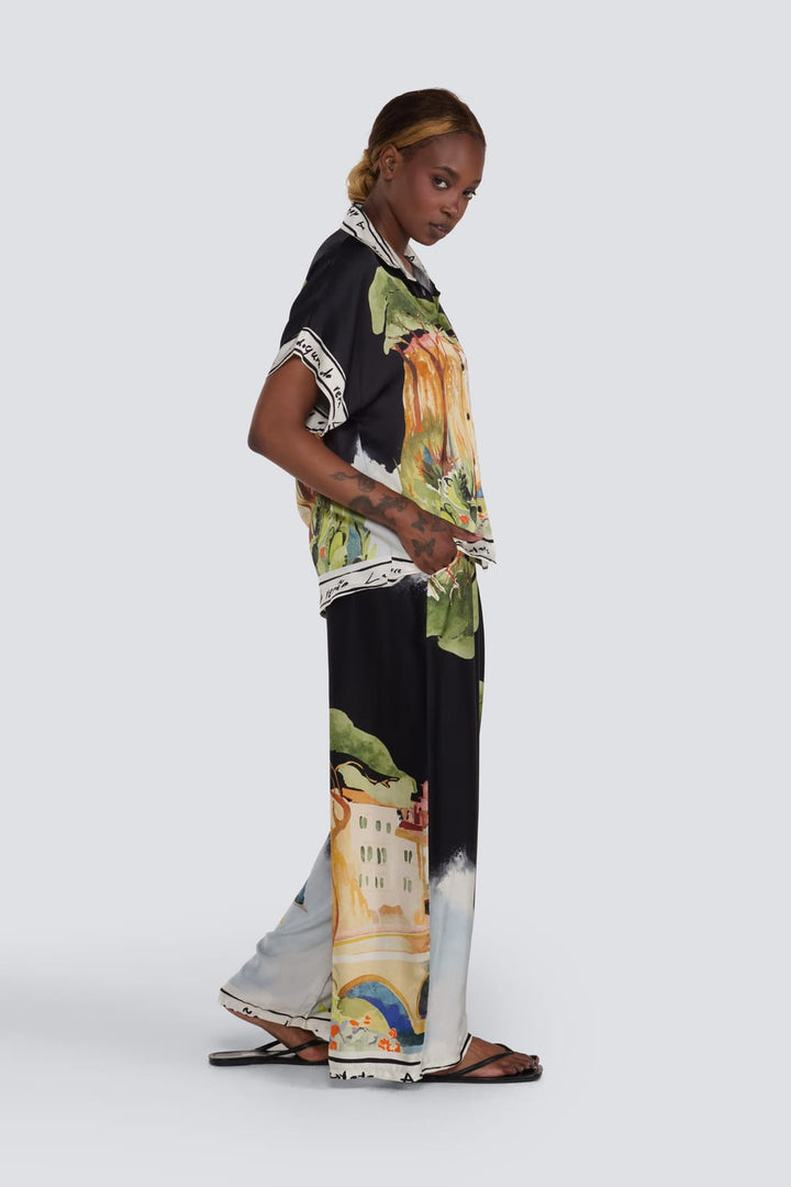 Printed Silk Shirt