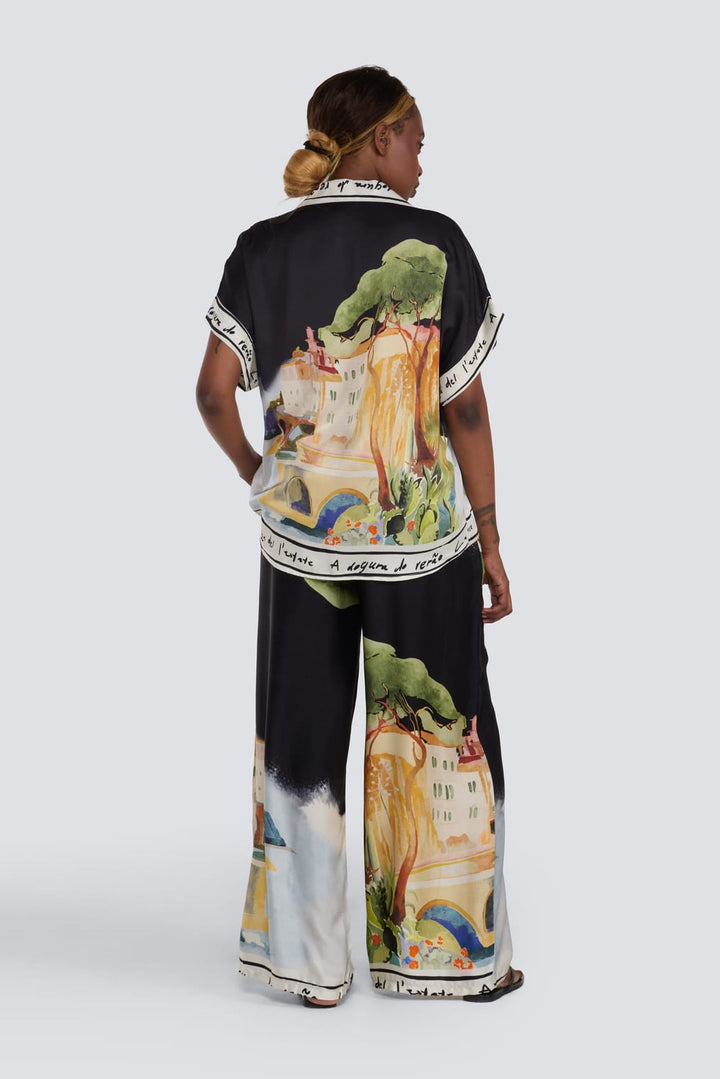 Printed Silk Shirt