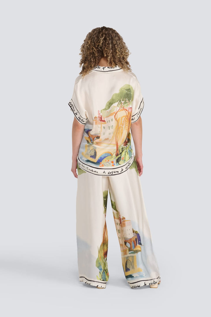Printed Silk Shirt