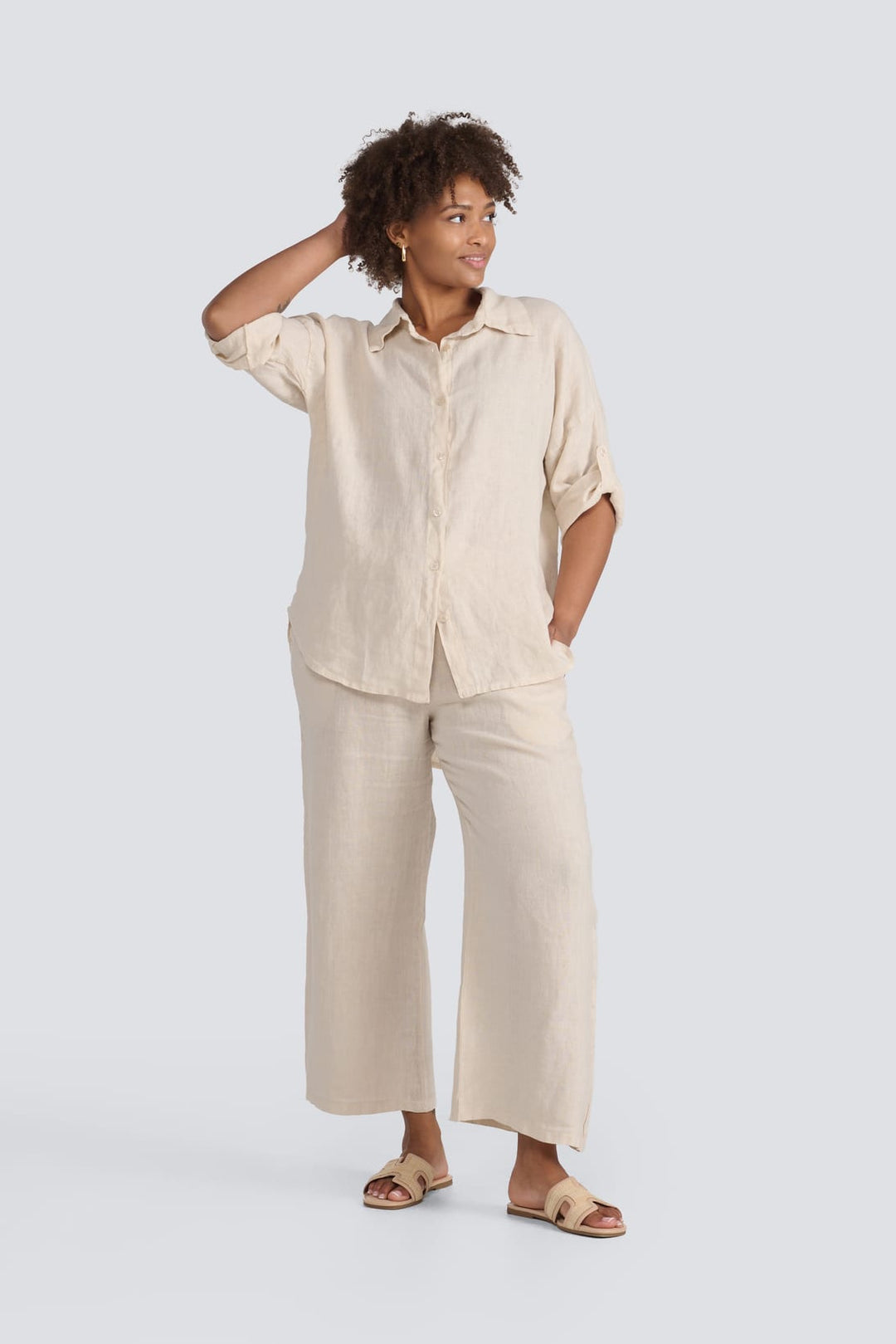 Oversized Linen Shirt