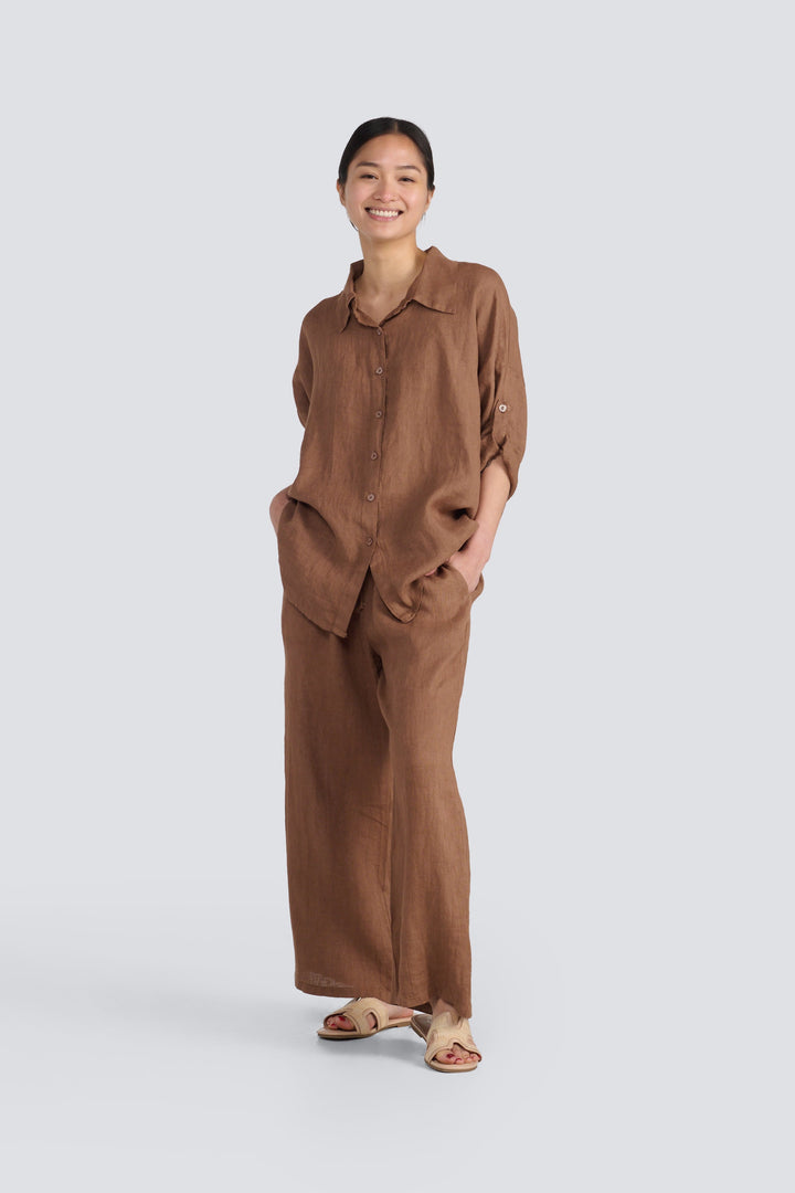 Oversized Linen Shirt