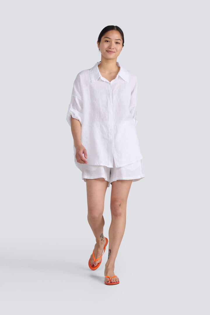 Oversized Linen Shirt