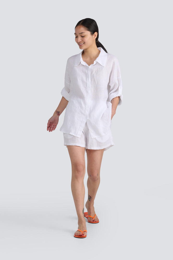 Oversized Linen Shirt