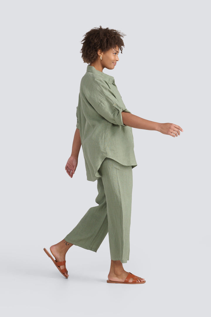 Oversized Linen Shirt