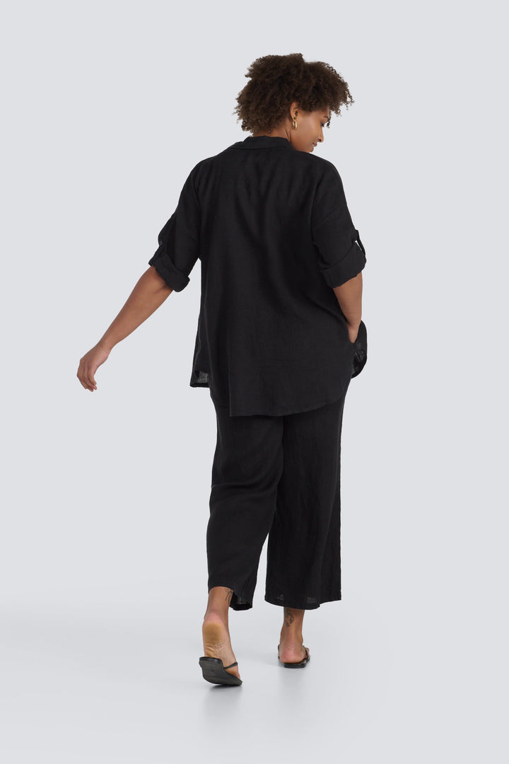 Oversized Linen Shirt