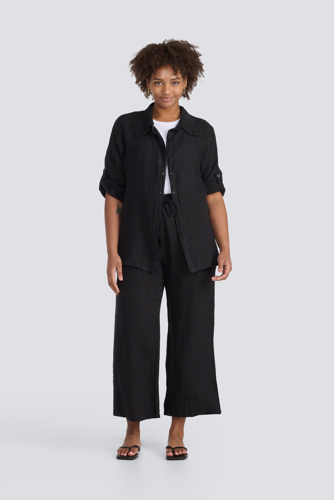 Oversized Linen Shirt