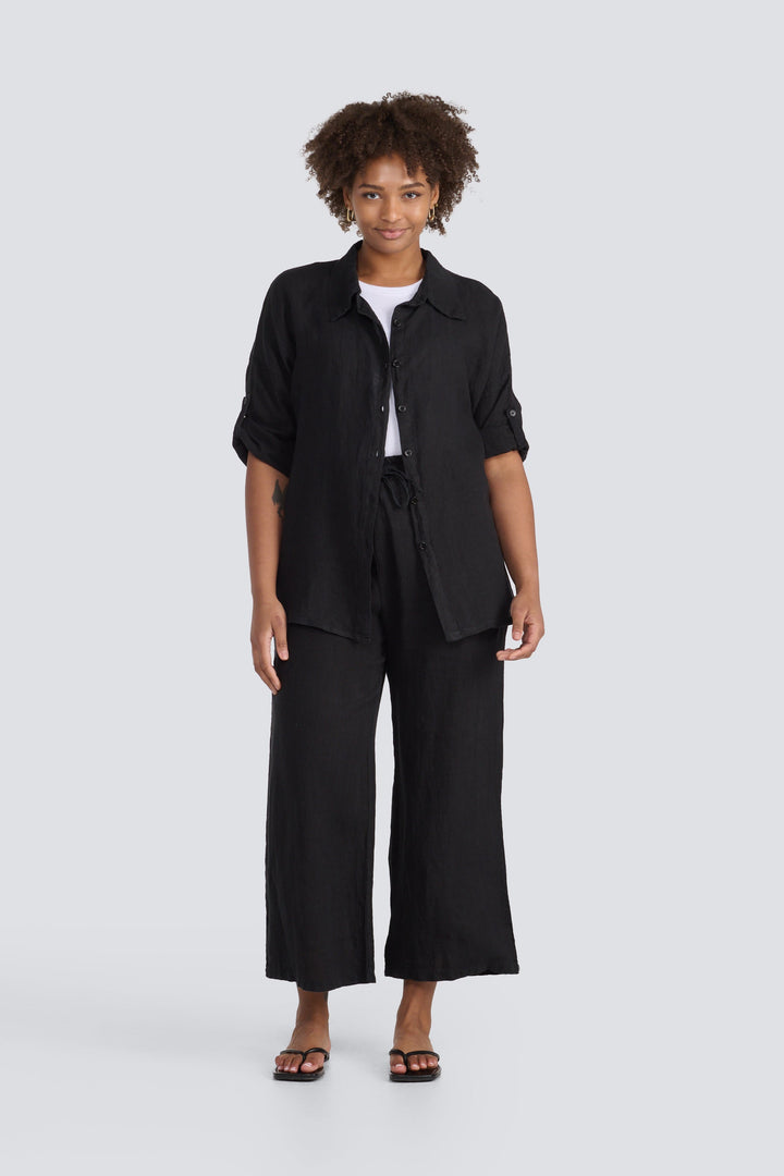 Oversized Linen Shirt