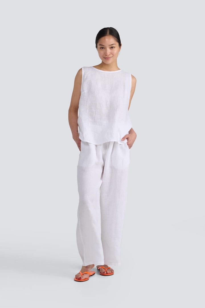 Button Back Linen Cami