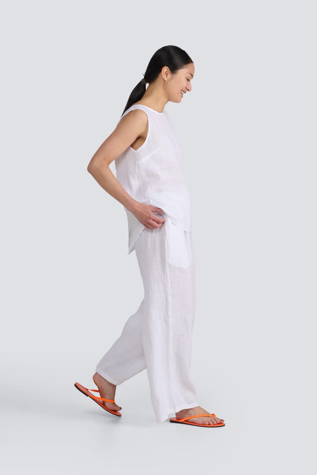 Button Back Linen Cami