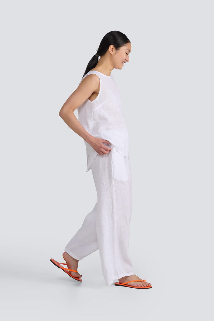 Button Back Linen Cami