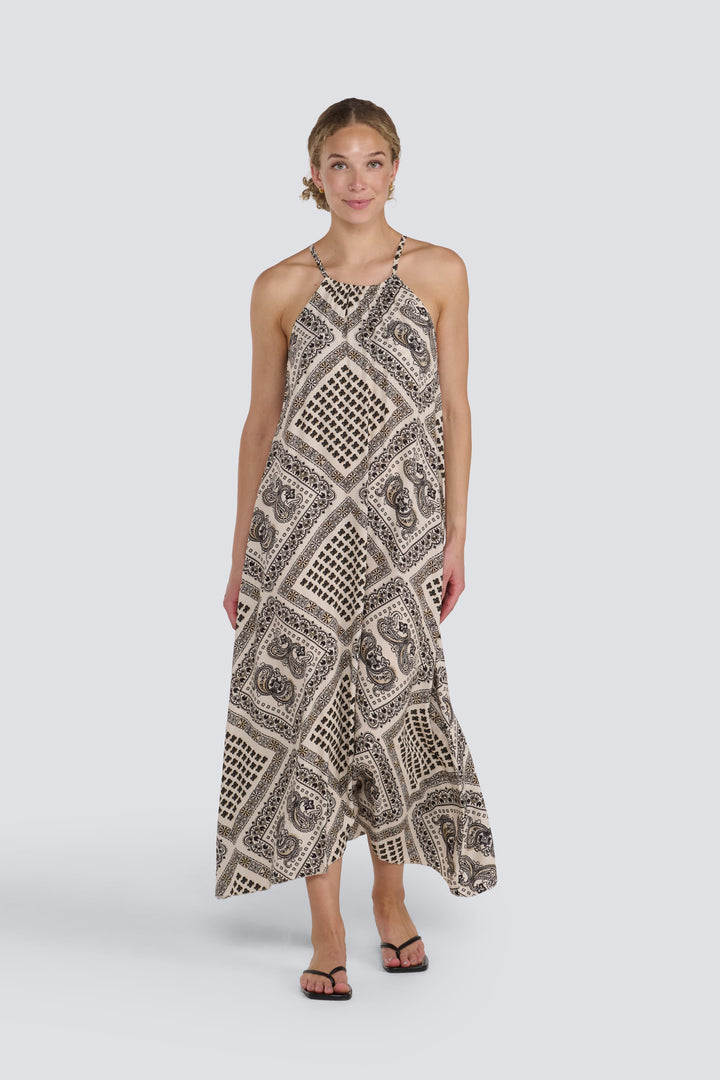 Abstract Print Dress