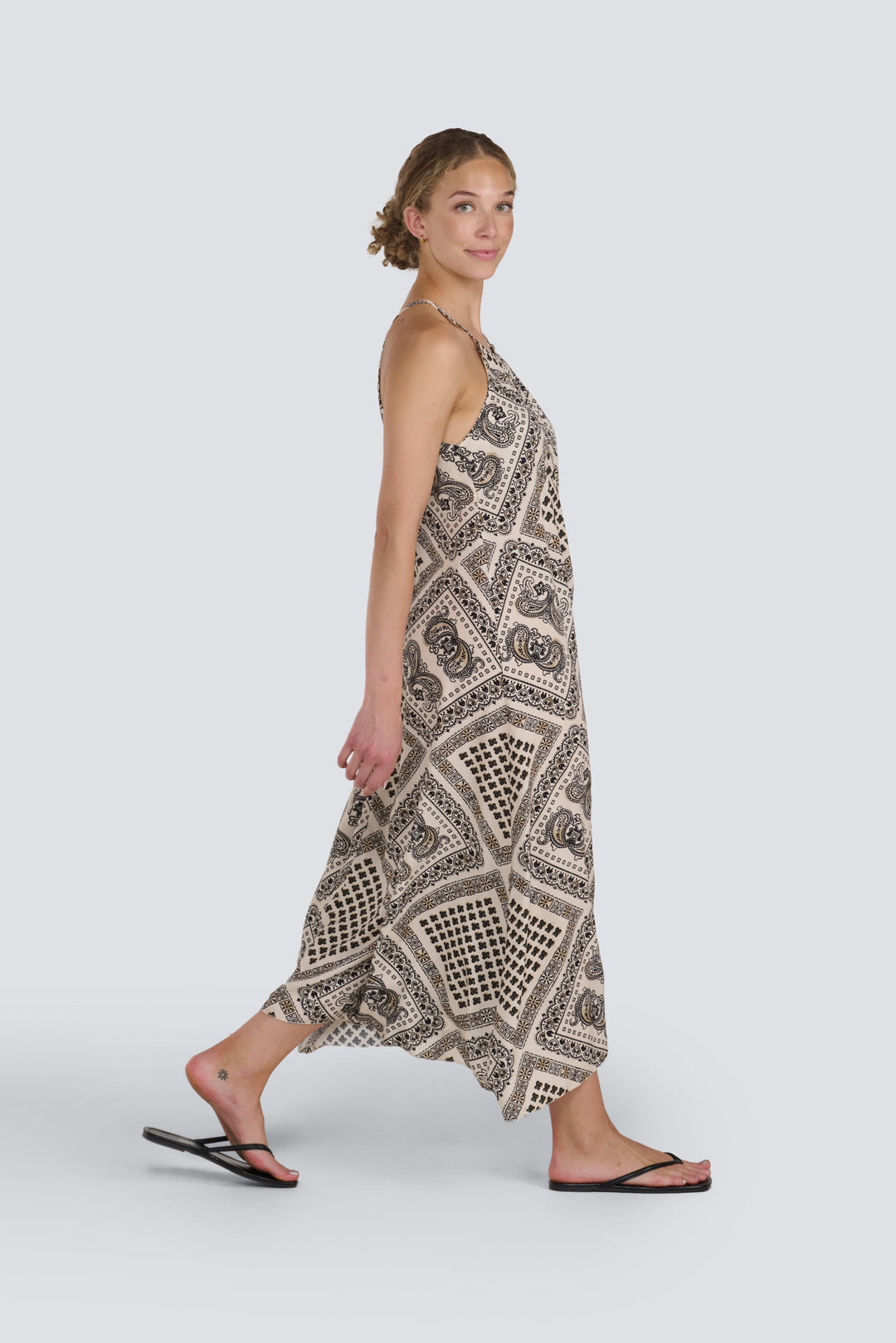 Abstract Print Dress