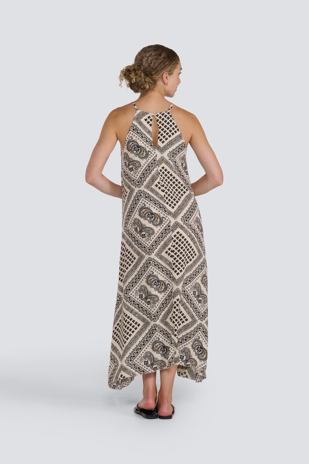 Abstract Print Dress