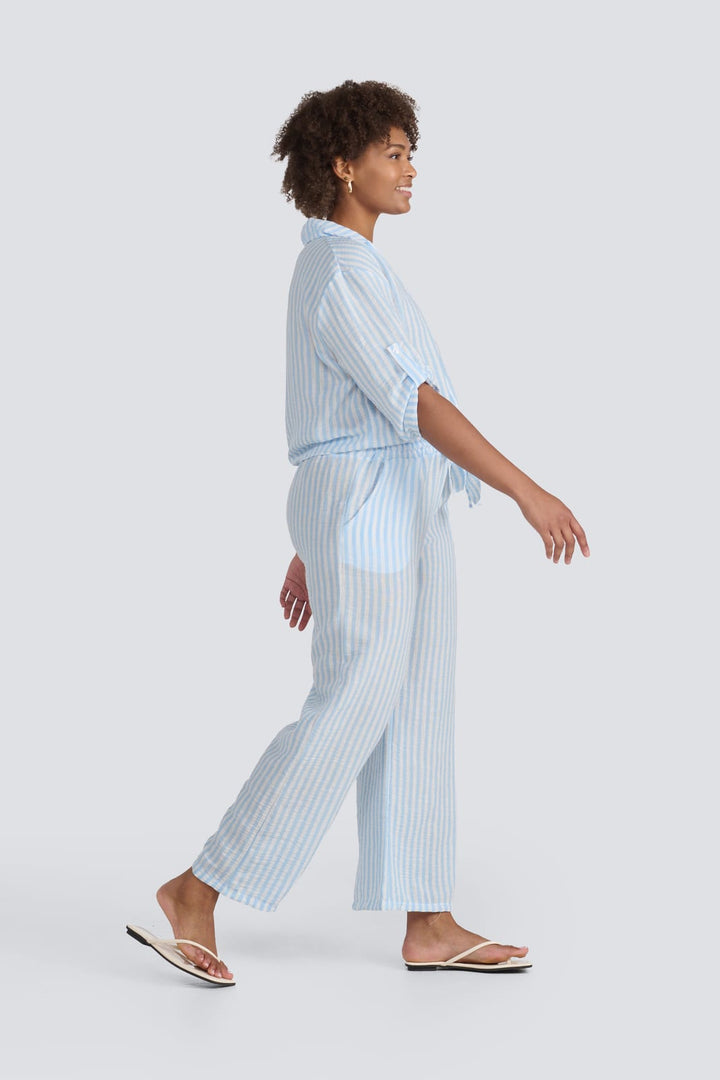 Stripe Drawstring Pant