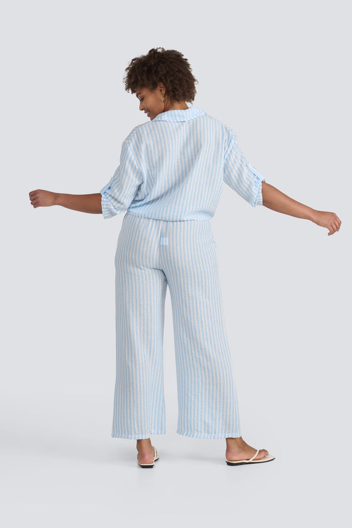 Stripe Drawstring Pant
