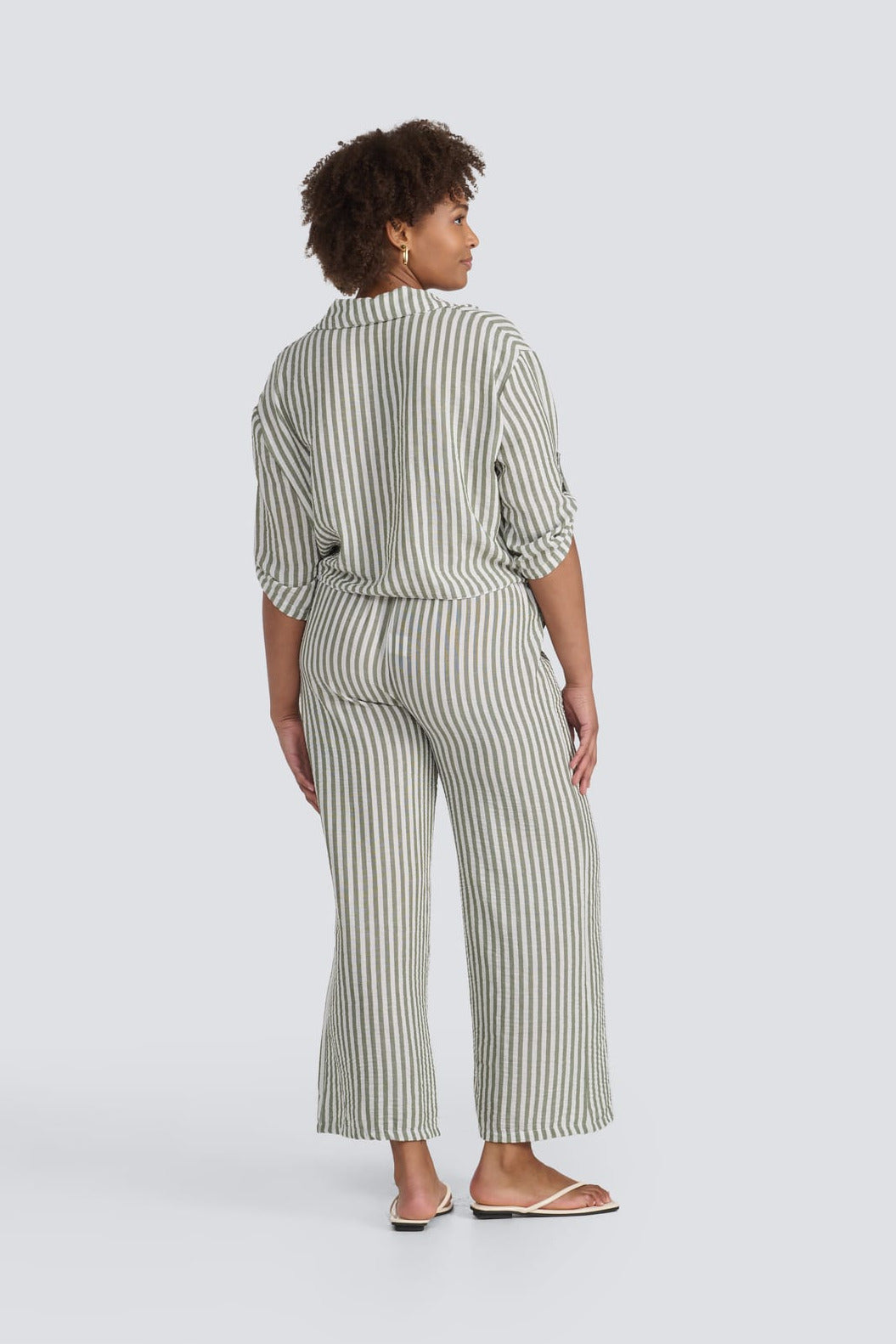 Stripe Drawstring Pant