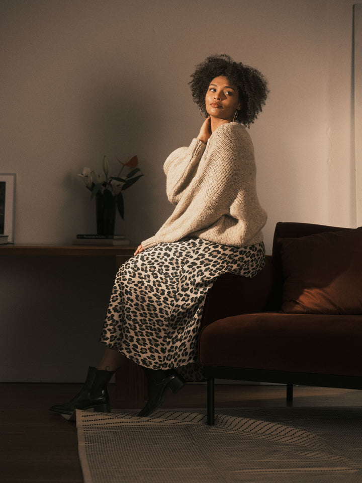 Chunky Mock Neck Sweater