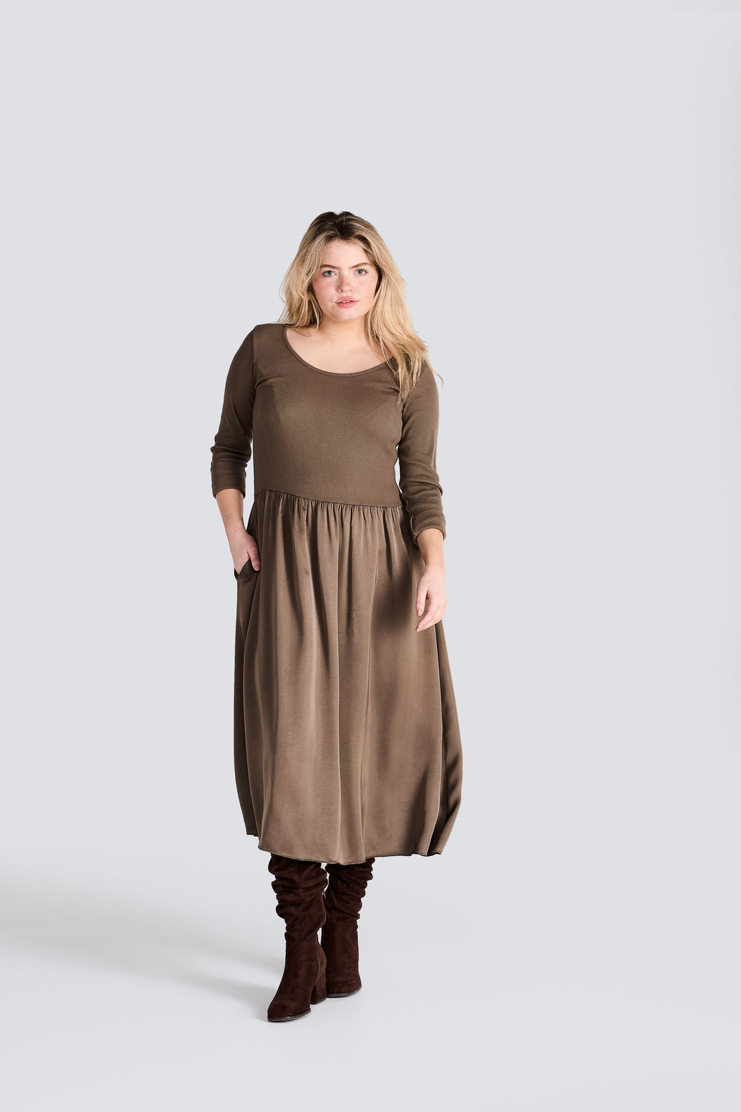 Ribbed/Viscose Dress