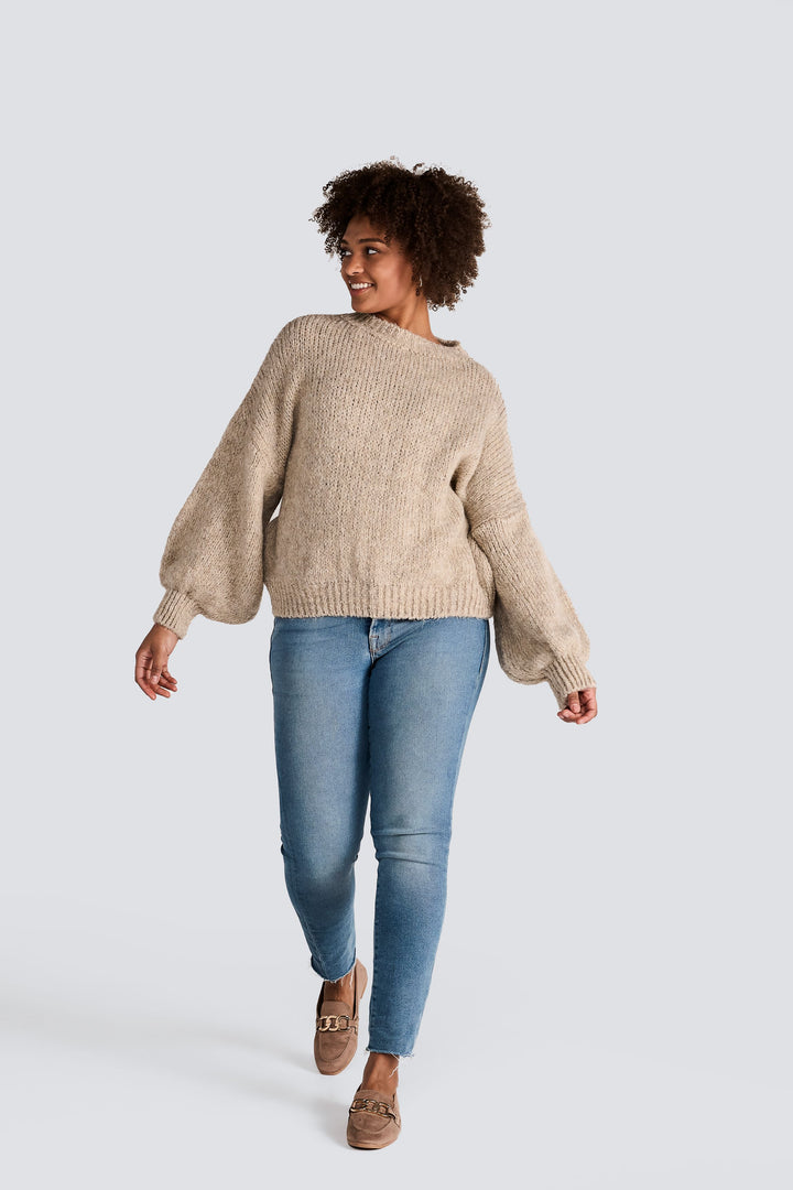 Chunky Mock Neck Sweater