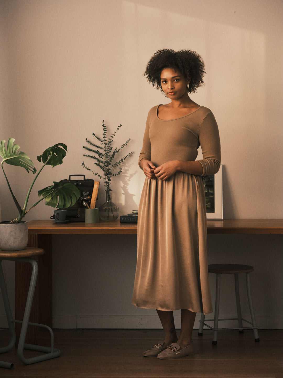 Ribbed/Viscose Dress